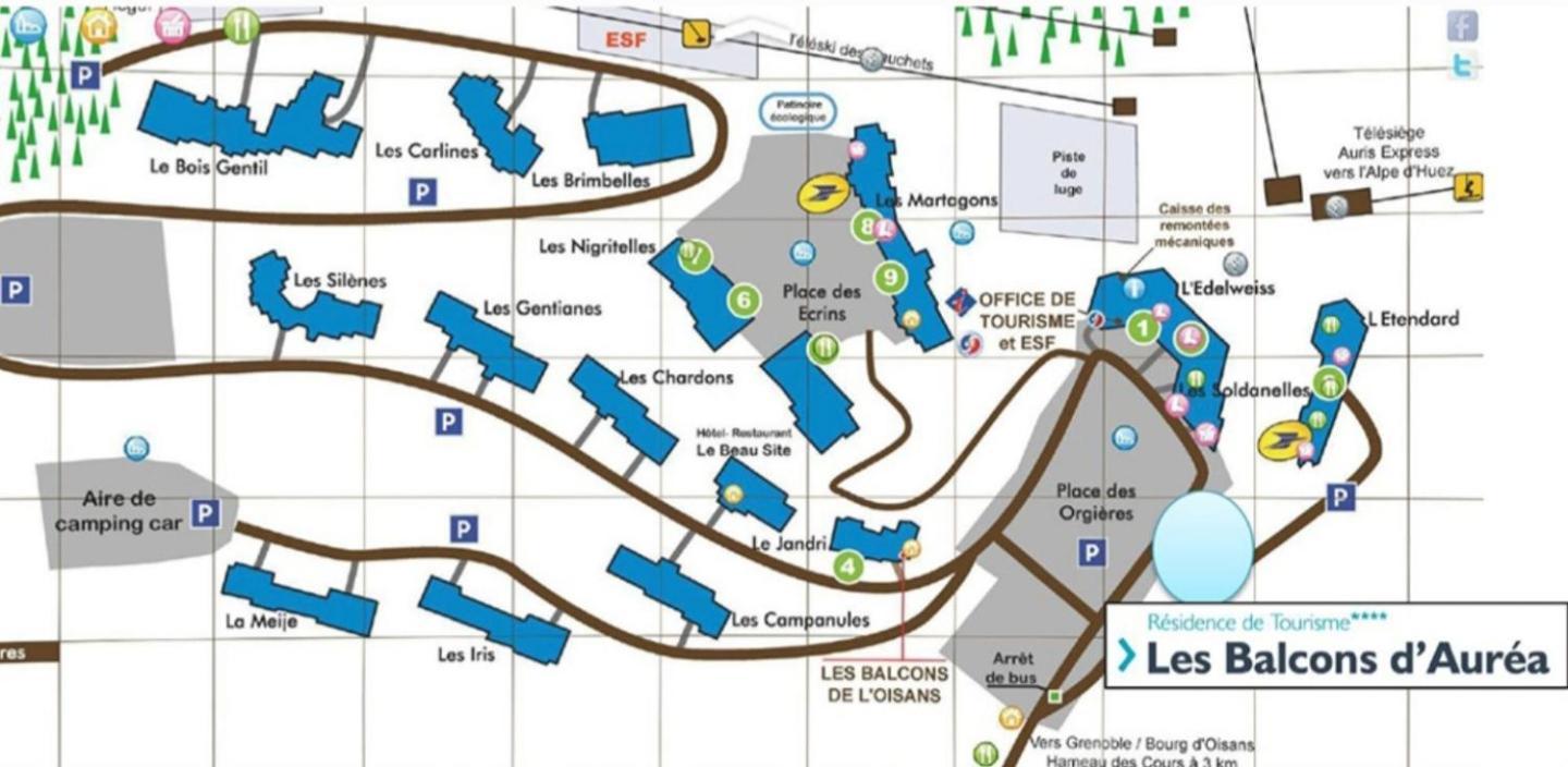 Auris Les Gentianes Station Alpe Huez Apartman Kültér fotó